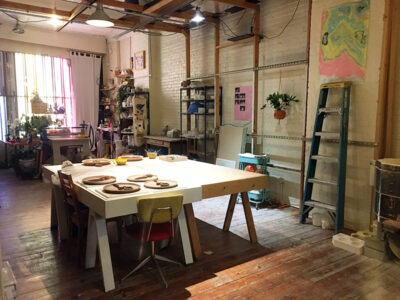 Shared Ceramic Studio Shelf and Desk Available