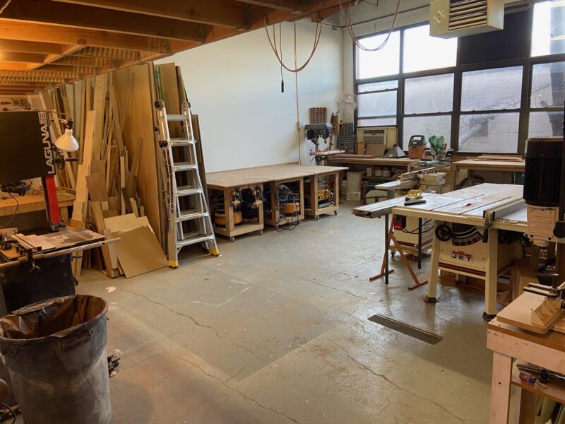 Shared Woodshop and Studio Space