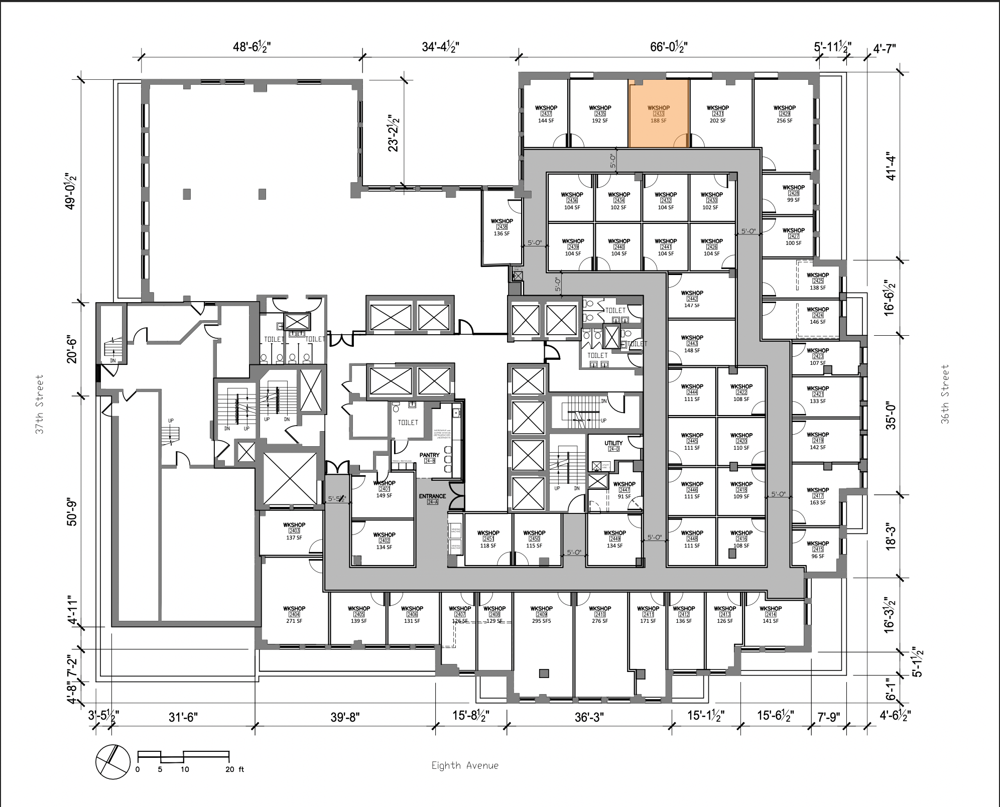 STUDIO 2433: AFFORDABLE ART STUDIO IN PRIME MIDTOWN LOCATION