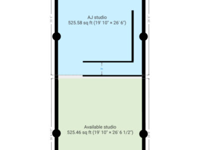 Semi private studio