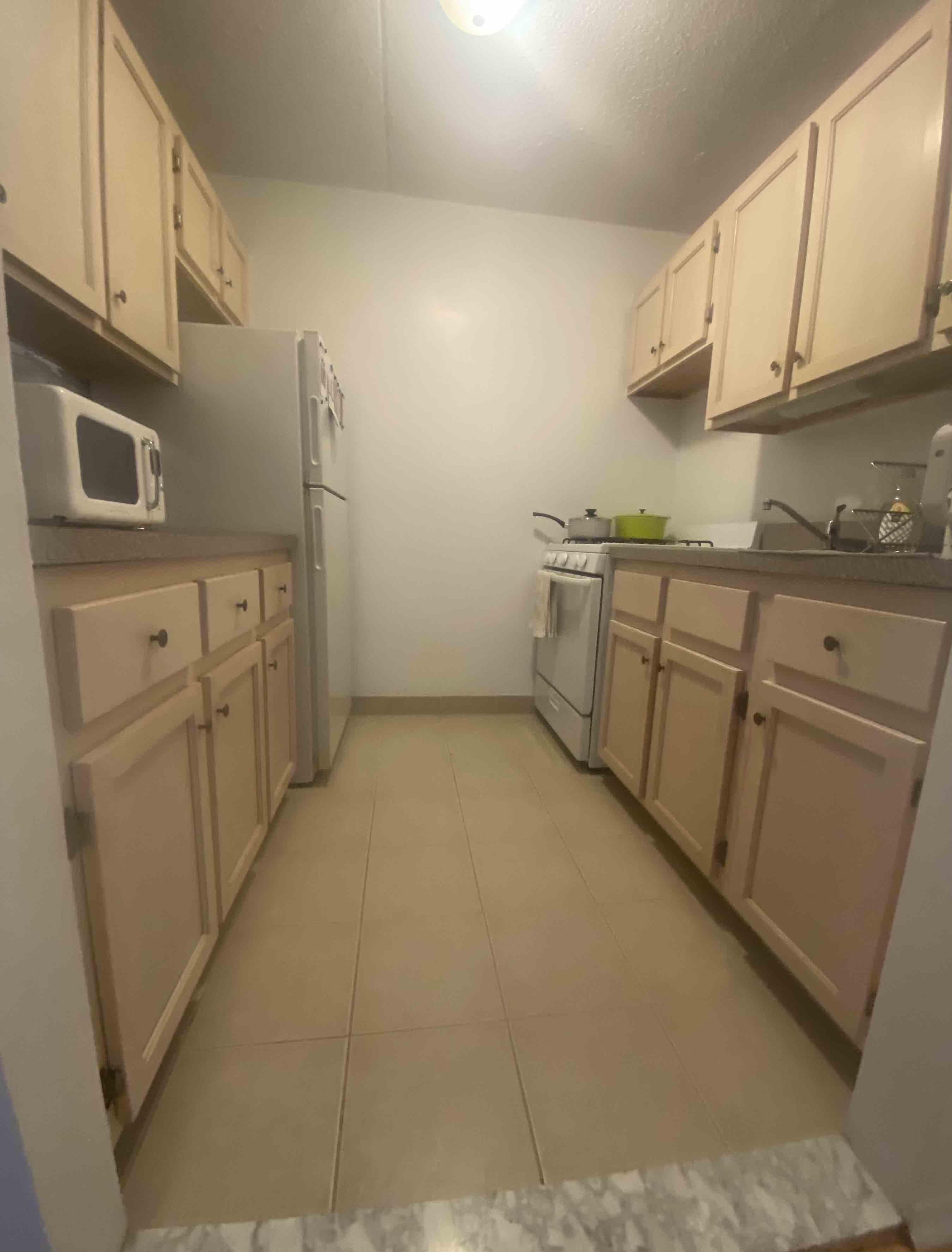 NO FEE, BY OWNER. Striking and well-designed one bedroom + balcony.