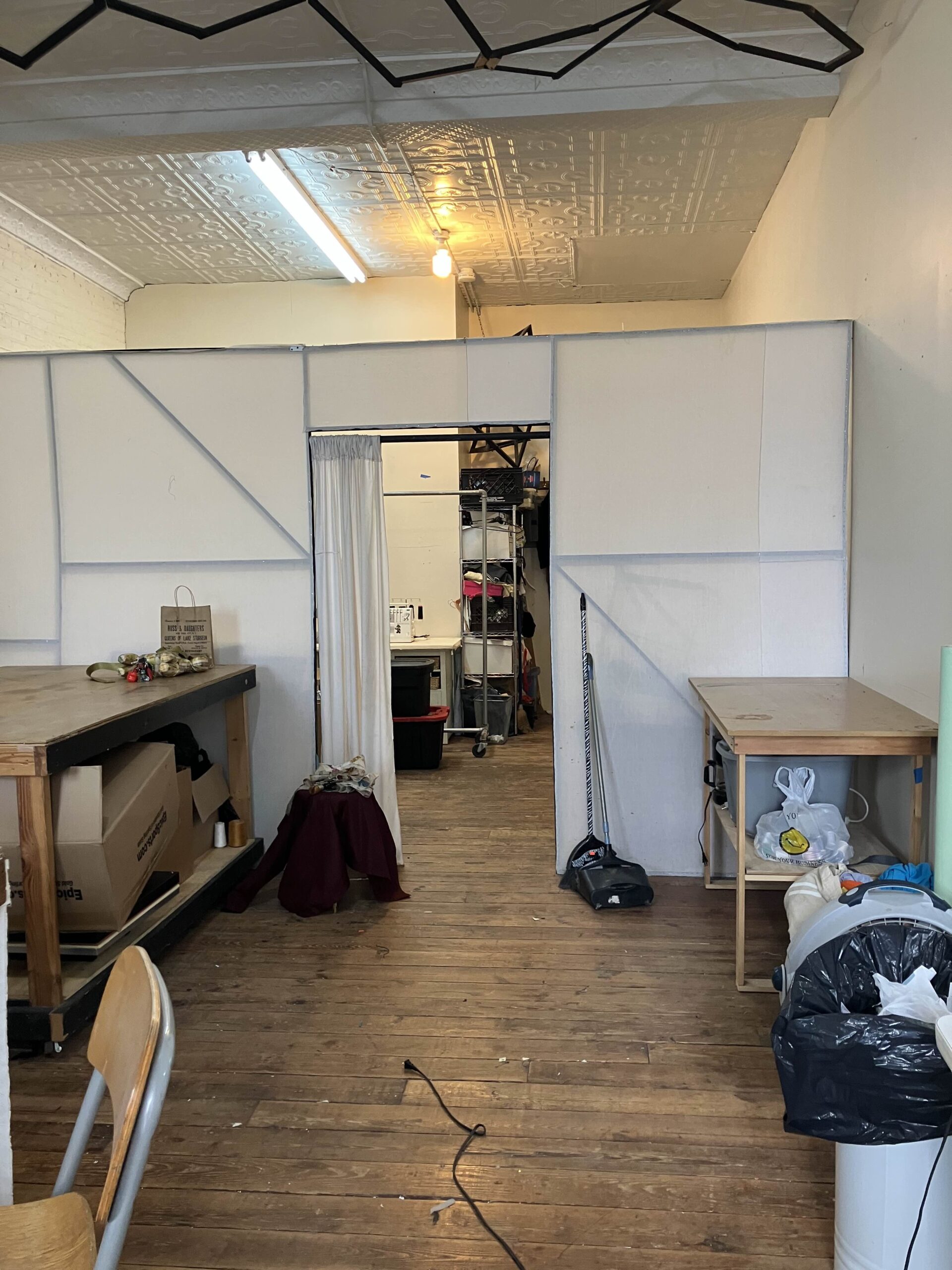 DESIGNERS DREAM SPACE! INDUSTRIAL SEWING COOP!