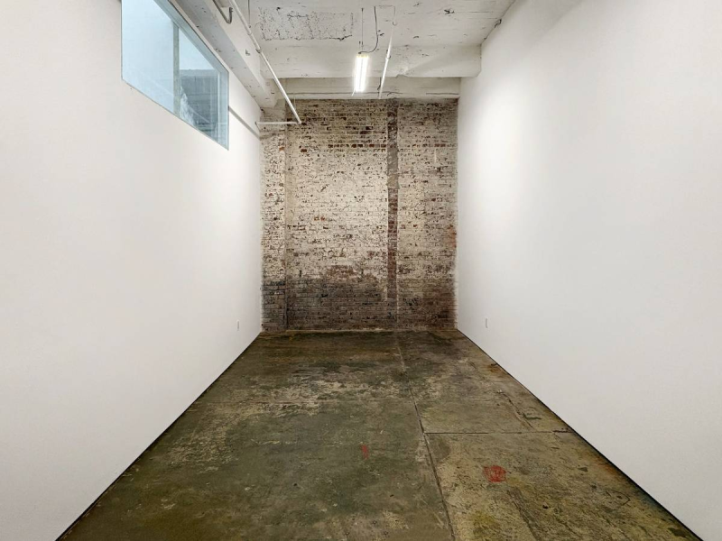 STUDIO 124: LARGE ART STUDIO BRICK WALL W NATURAL LIGHT L TRAIN