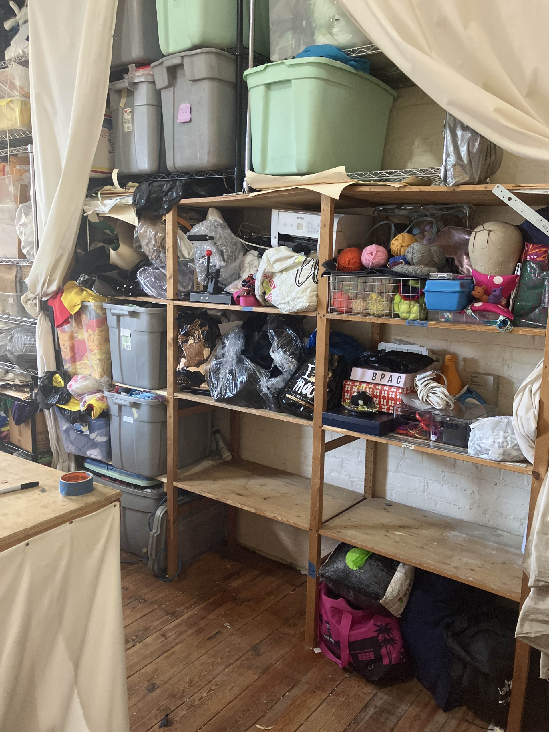 NEW! Desk space for 1 LUCKY PERSON! And 24/7 access to our 400 sqft shared industrial sewing cooperative! Also print lab can be added on for $50 a month normally $300/week! WOW! the value at Bushwick Cooperative really is the best option on Gerties!!