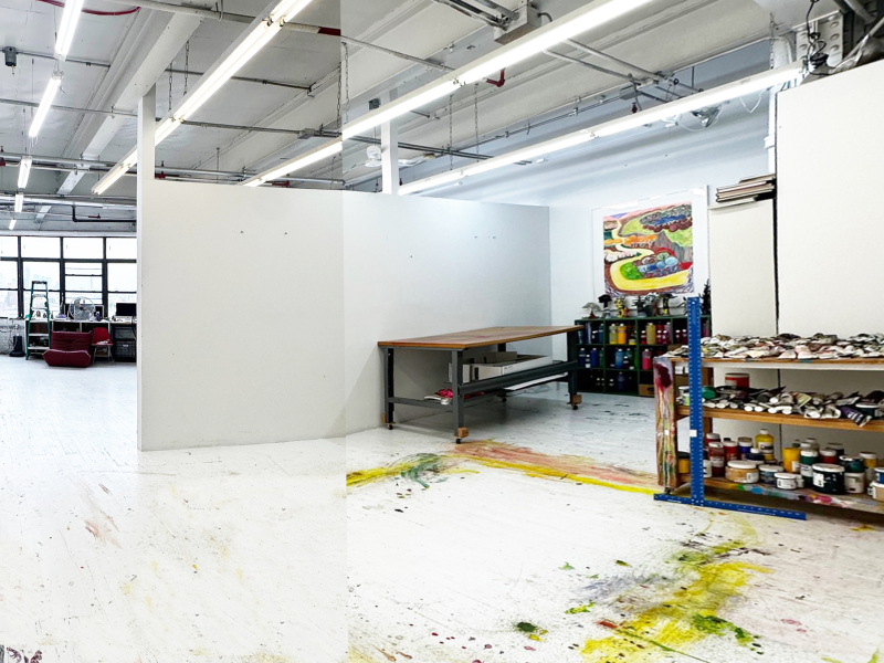 $550 three person share of a sunny huge 860 sq ft studio /Greenpoint G stop