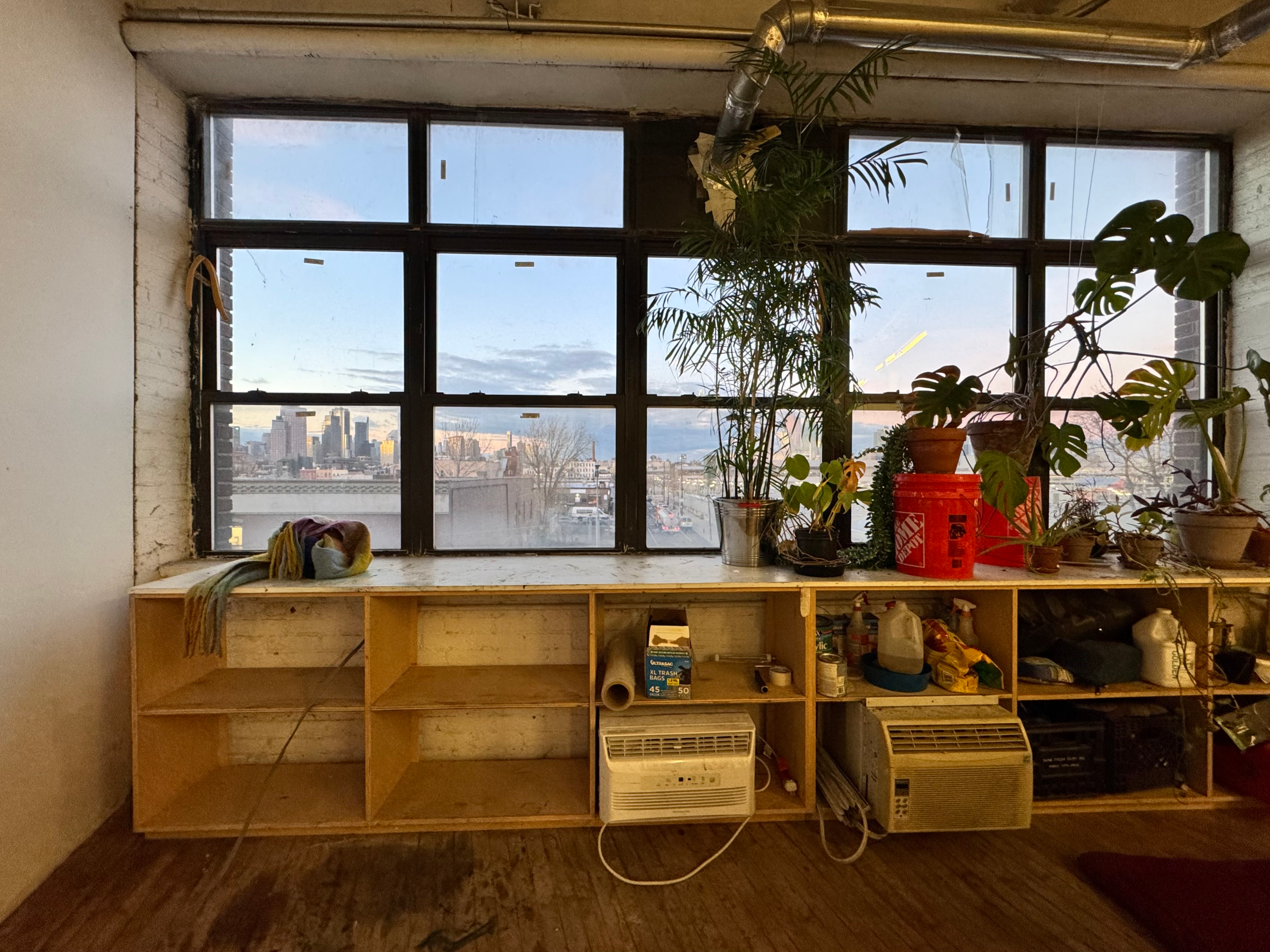 Greenpoint studio share in large artist community