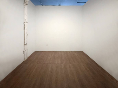STUDIO 424: BUDGET EMERGING ART STUDIO W POLISHED WOOD FLOOR L TRAIN