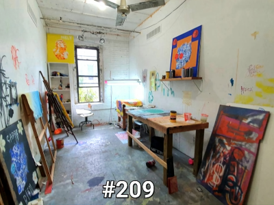Bushwick ART STUDIO, Utilities incl, 190 sq ft, 6-month min term (Bushwick - Morgan/Jefferson L, Myrtle/Broadway J/M)
