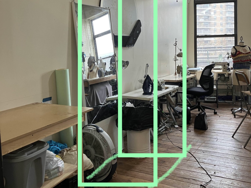 MINI STUDIO available $400 or Industrial sewing for $300 at The Bushwick Cooperative!