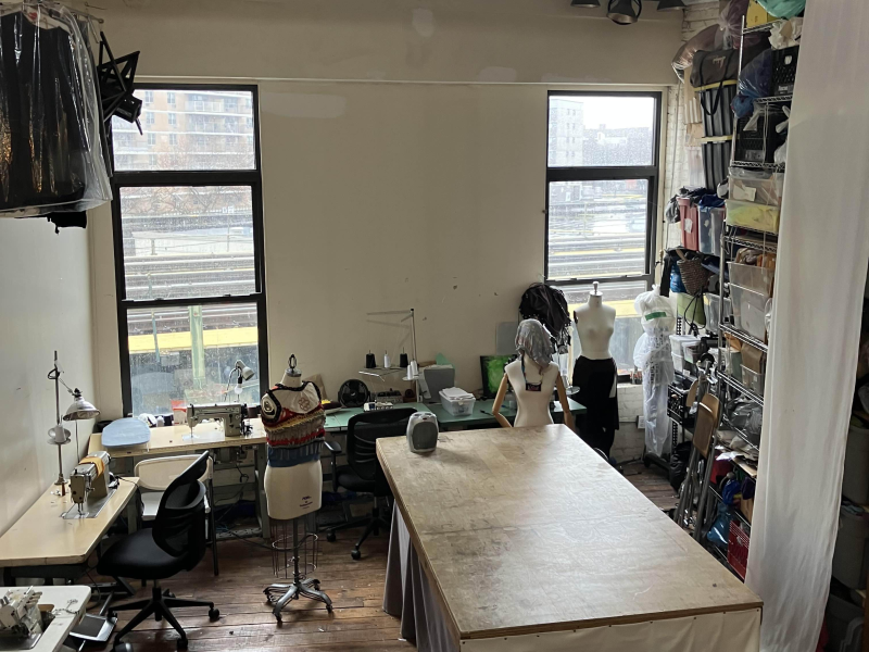 400 SQ FT Industrial Sewing and Print Lab! The Bushwick Cooperative!