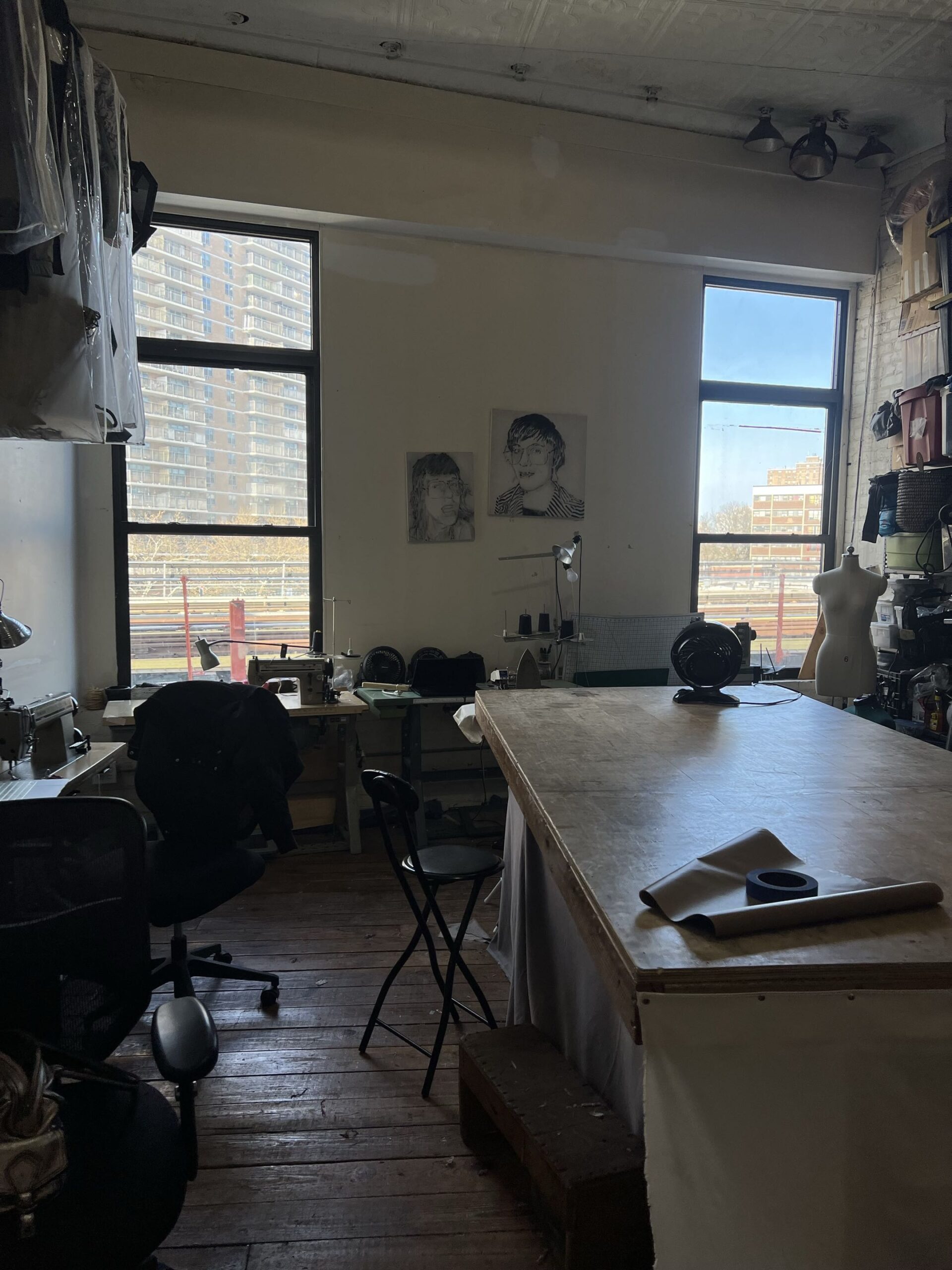 MINI STUDIO available $400 or Industrial sewing for $300 at The Bushwick Cooperative!
