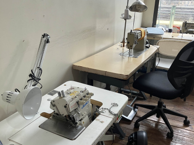 400 SQ FT Industrial Sewing and Print Lab! The Bushwick Cooperative!