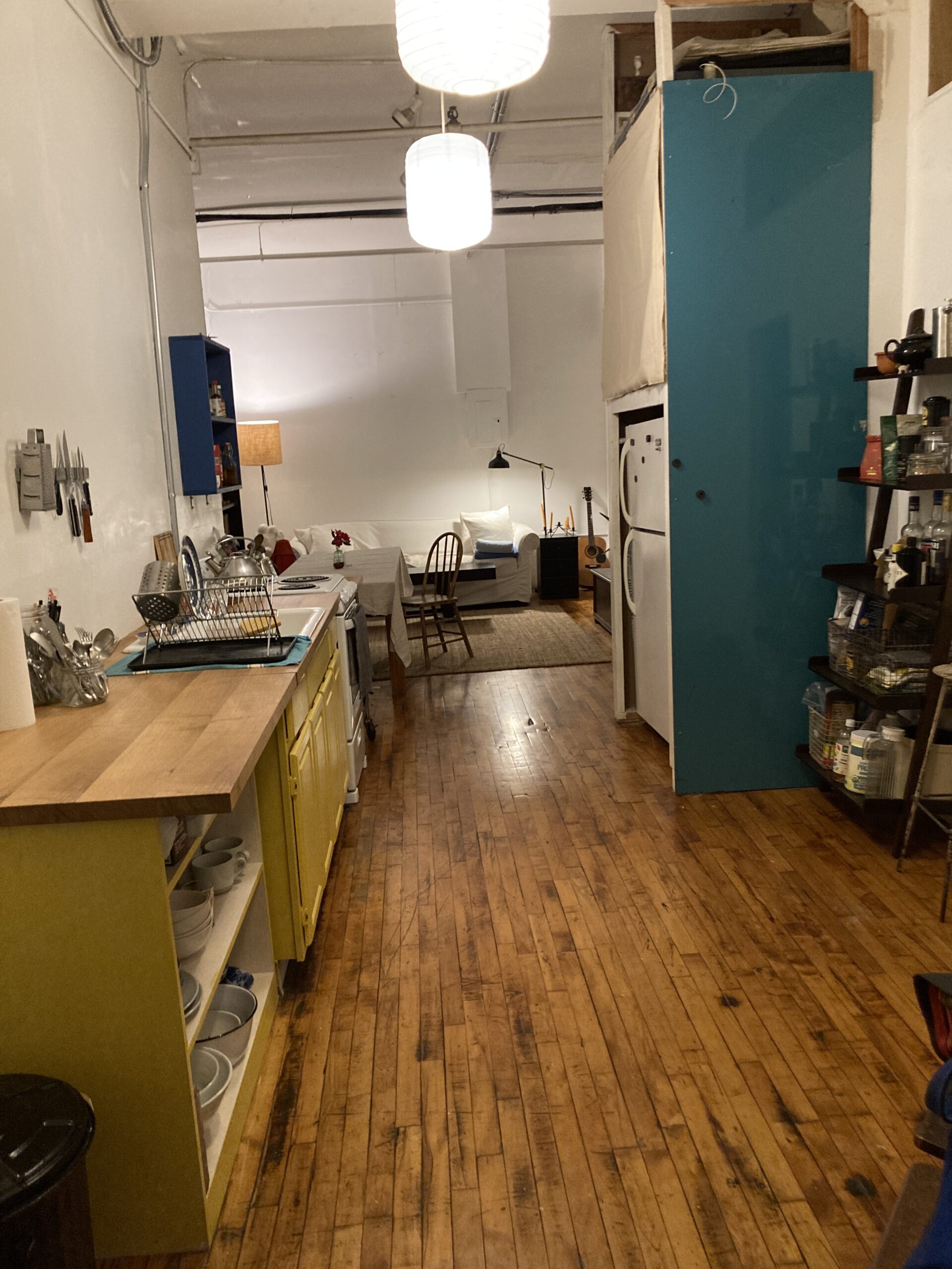 Non-toxic studio or office in shared live/work loft