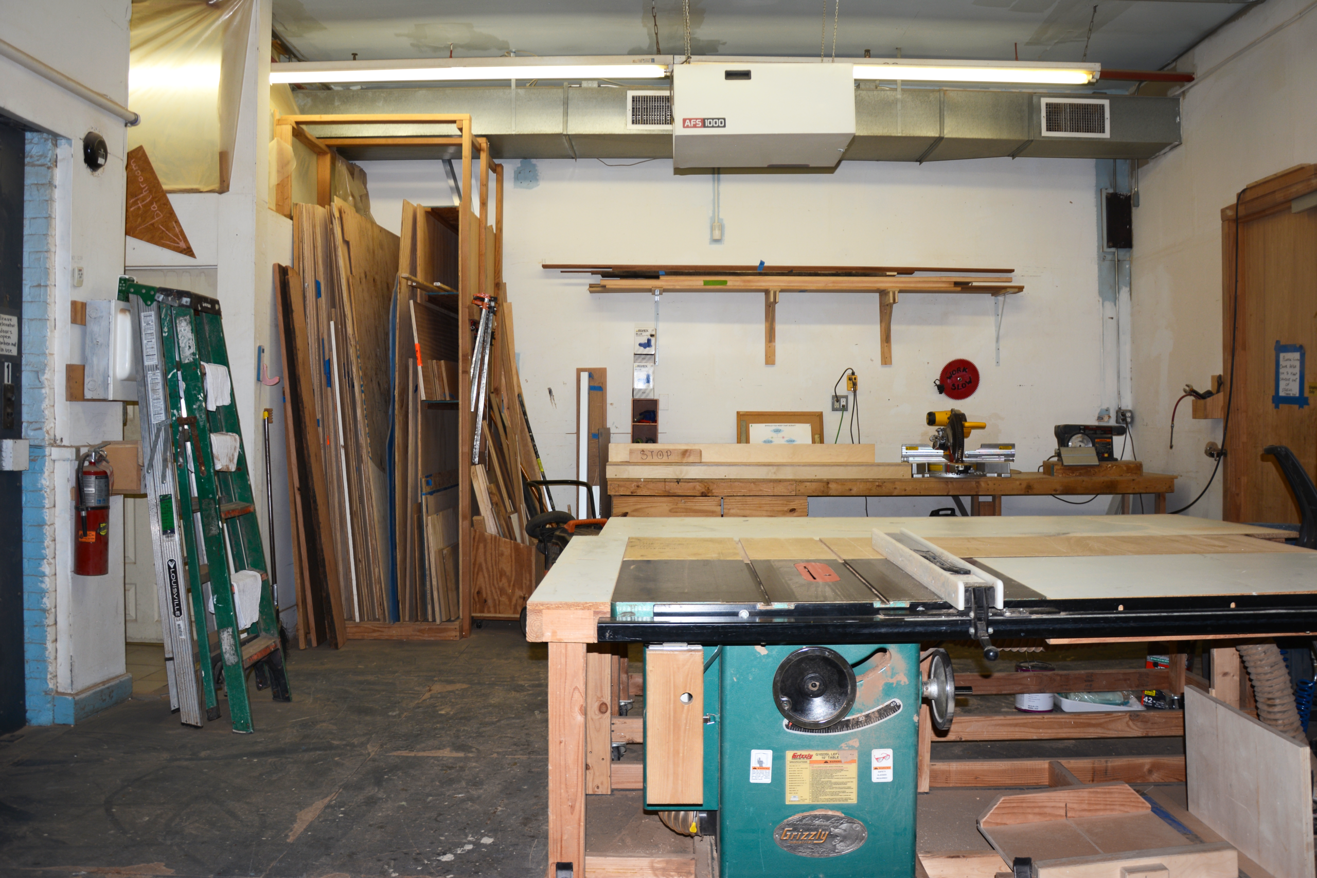 Large Studio in Crown Heights with Shared Woodshop and Cinema
