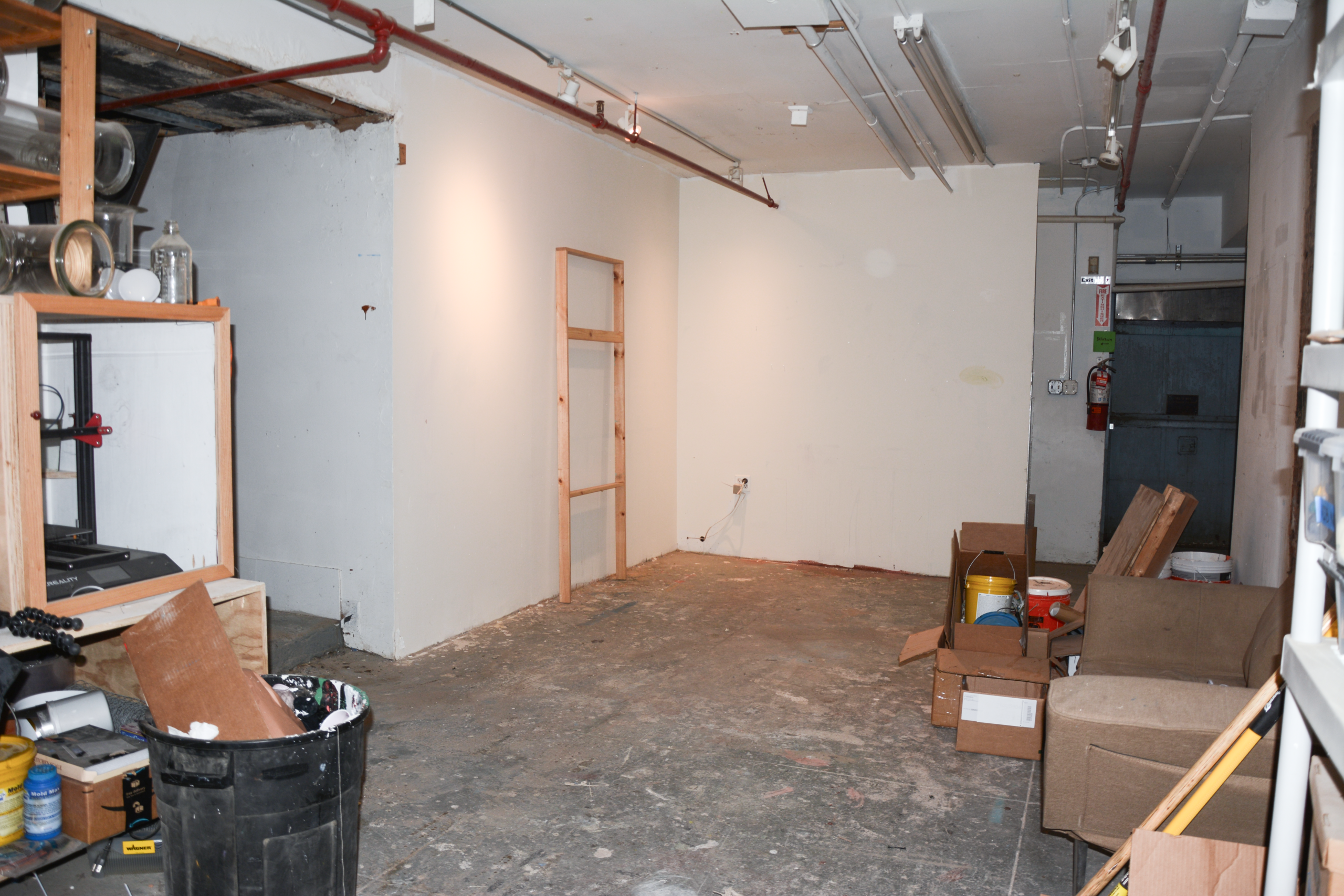 Large Studio in Crown Heights with Shared Woodshop and Cinema