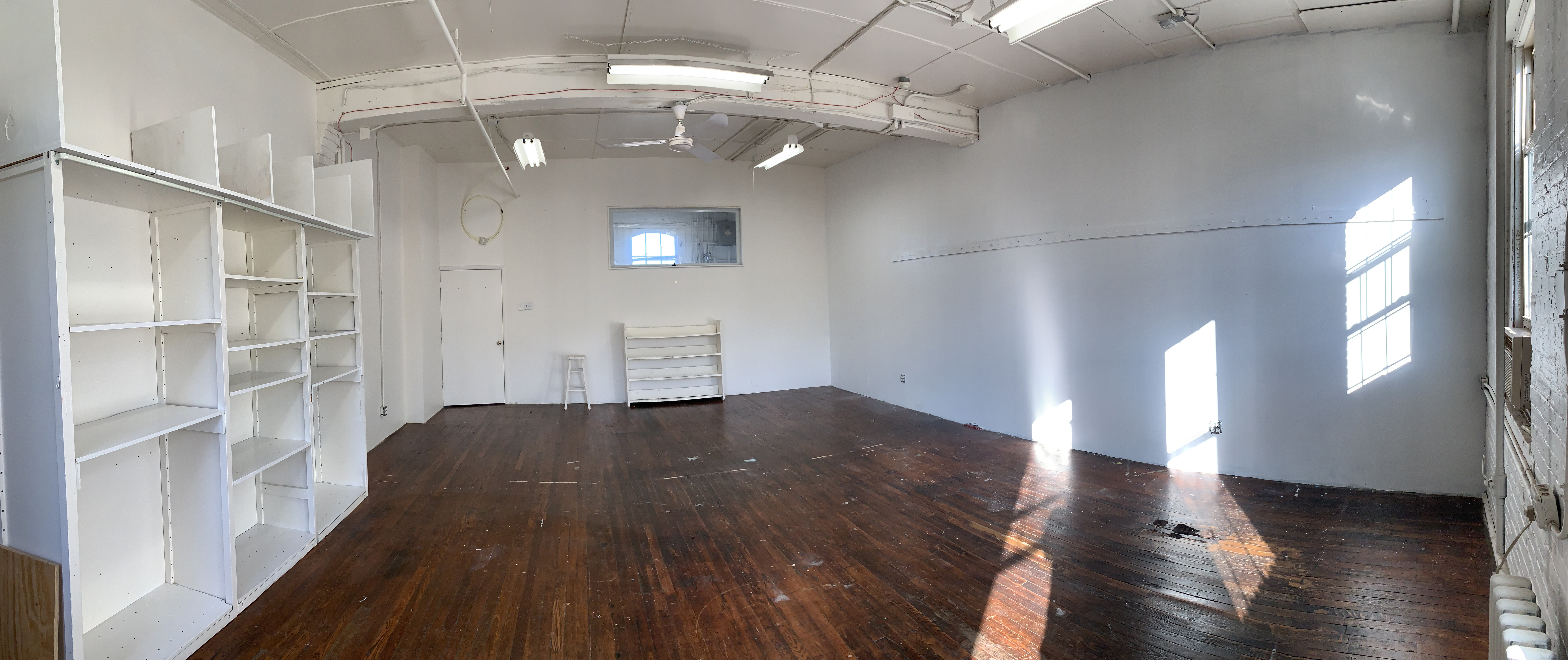 Beautiful light filled studio