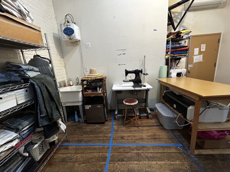 Four NEW MINI STUDIOS (Sept) In our Industrial Sewing Coop