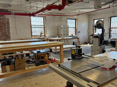 Community Wood Shop in Bushwick, Brooklyn