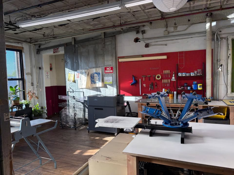 Community Printshop, Bookmaking Studio, and Artists Space in Bushwick, Brooklyn