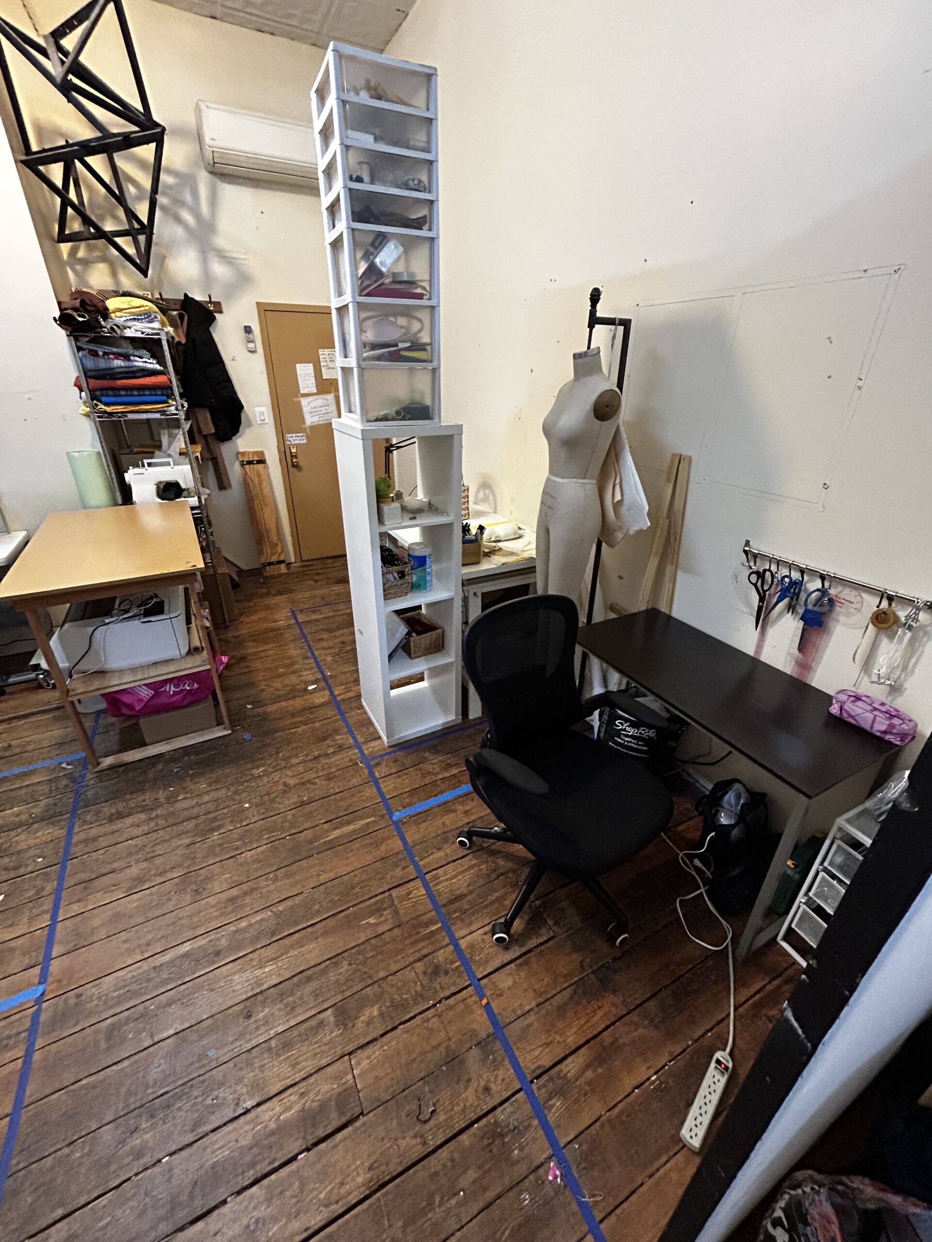 Four NEW MINI STUDIOS (Sept) In our Industrial Sewing Coop
