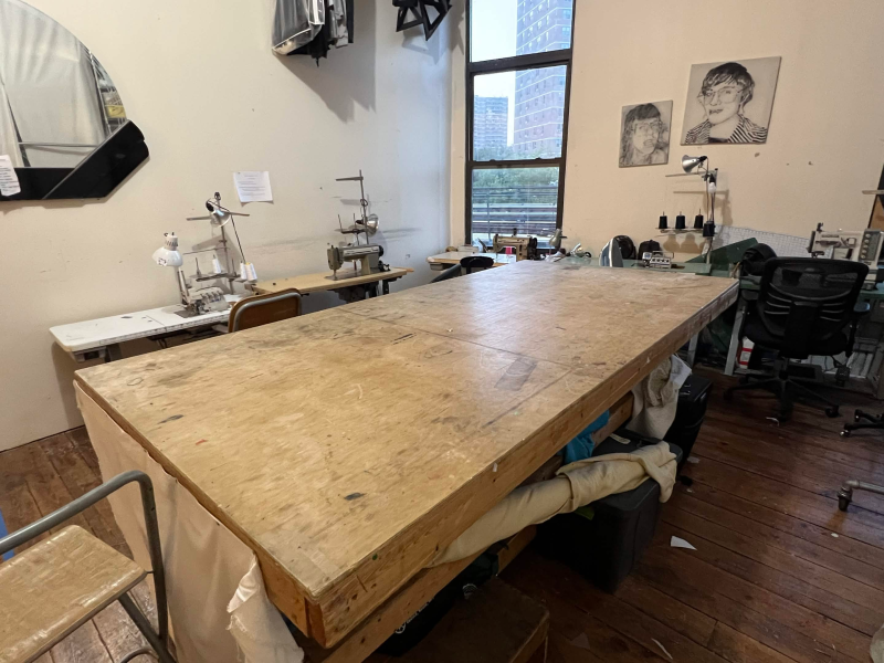 Four NEW MINI STUDIOS (Sept) In our Industrial Sewing Coop