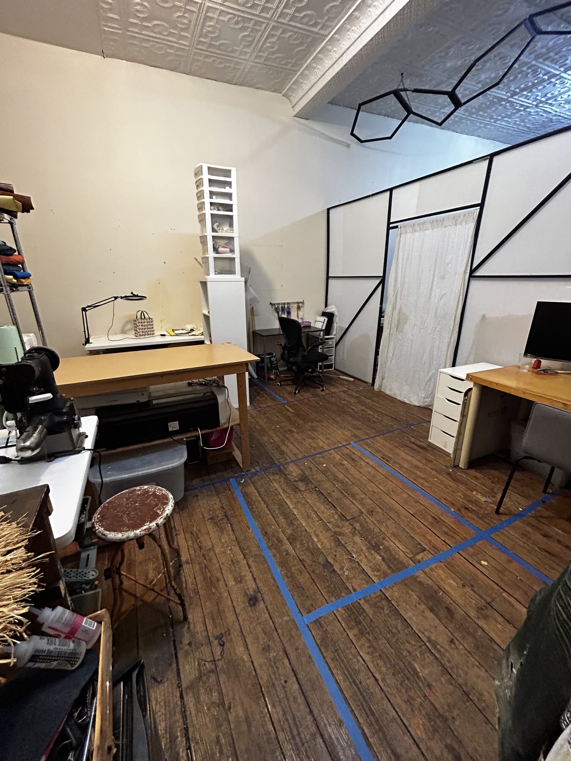 Four NEW MINI STUDIOS (Sept) In our Industrial Sewing Coop