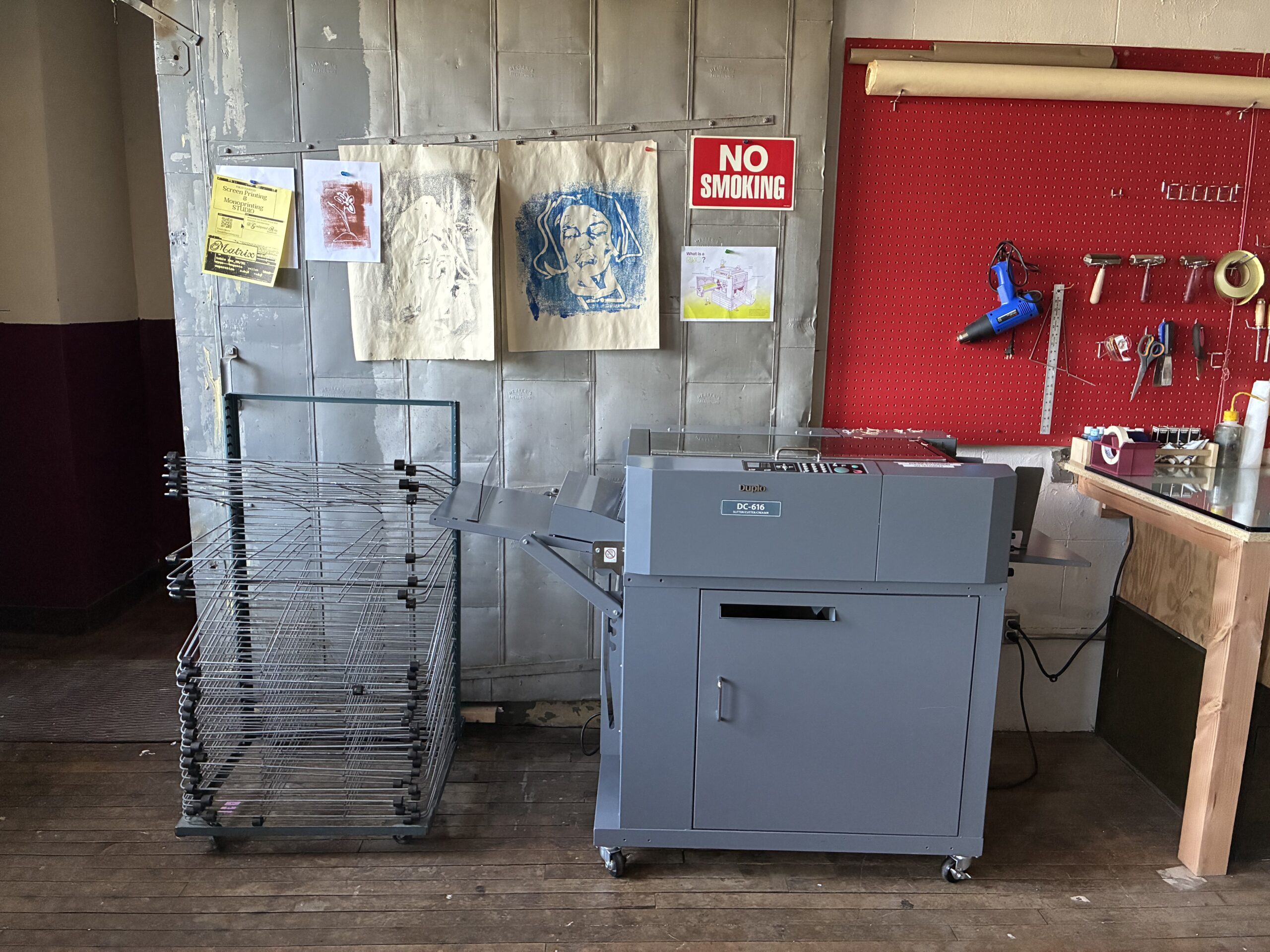 Community Printshop, Bookmaking Studio, and Artists Space in Bushwick, Brooklyn