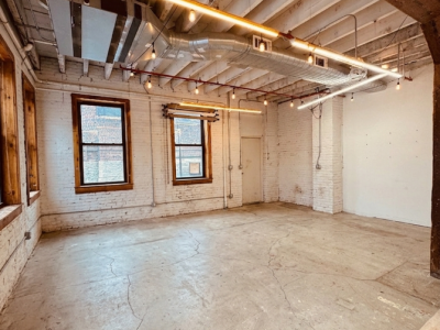 Bright, sun-filled private studio