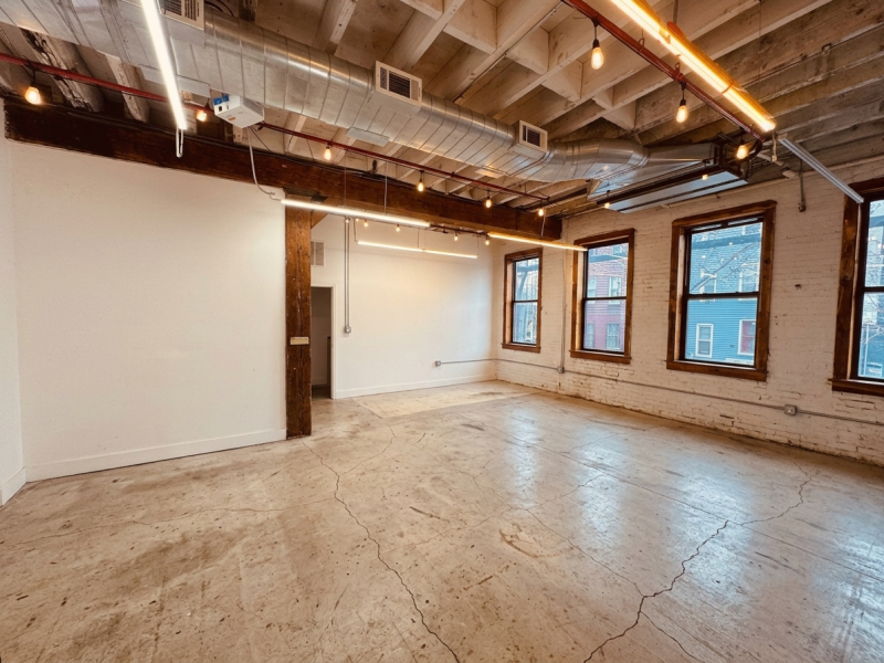 Bright, sun-filled private studio
