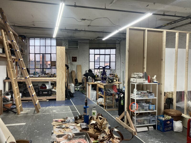 Semi-private space in new studio collective