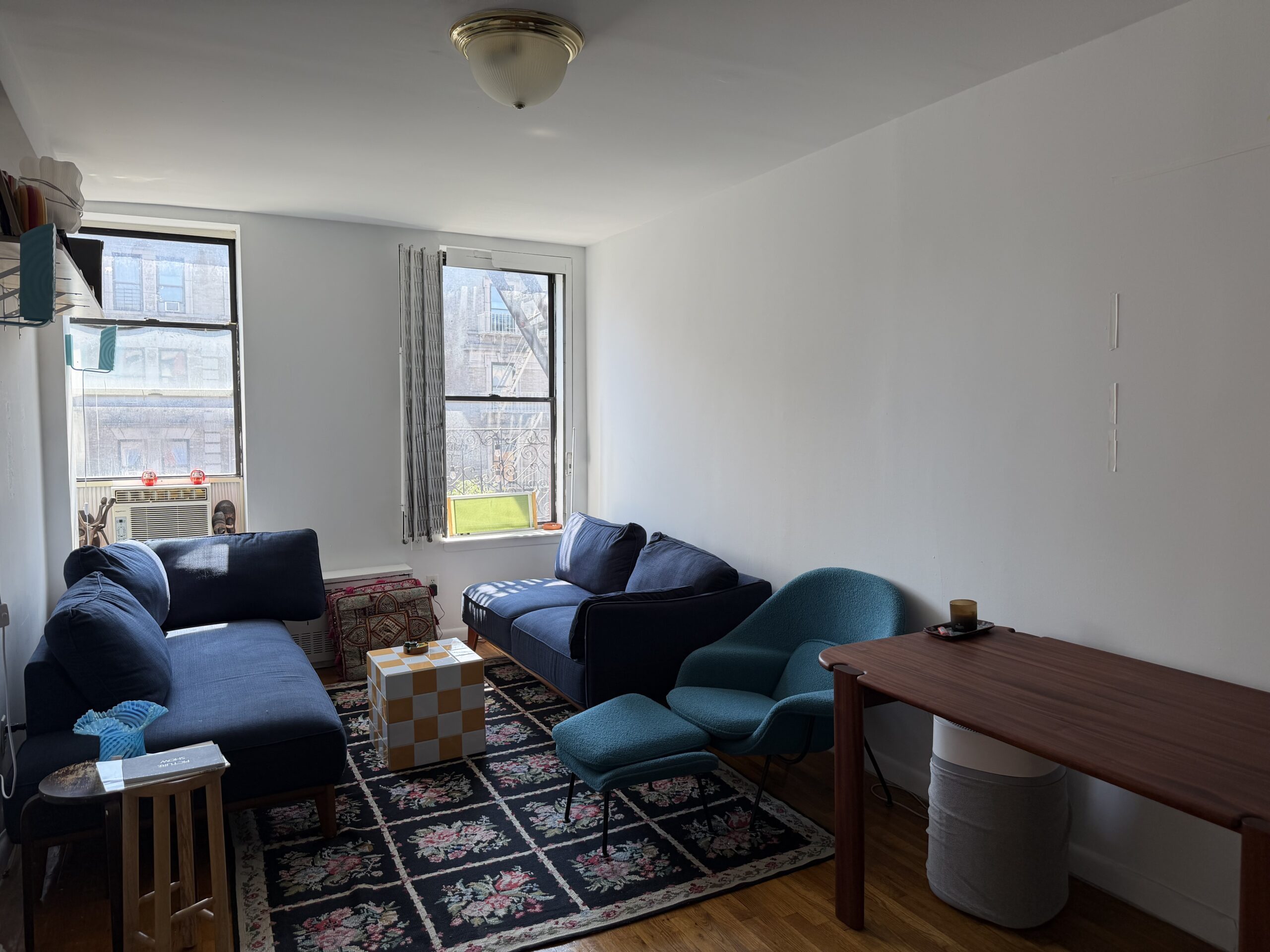 Furnished 2BR in Harlem, October through December $2,500/month