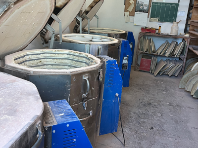 Space within 2500 sq ft well equipped Ceramic Stuio