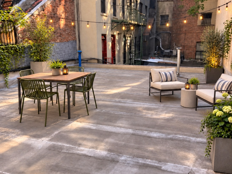 Authentic LES Live/Work 1BR Loft + Nearly 800 SF Private Outdoor Space