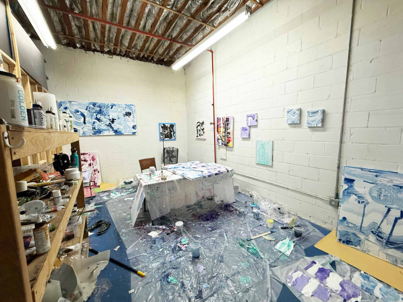 Affordable White Box Semi-Private Art Studio